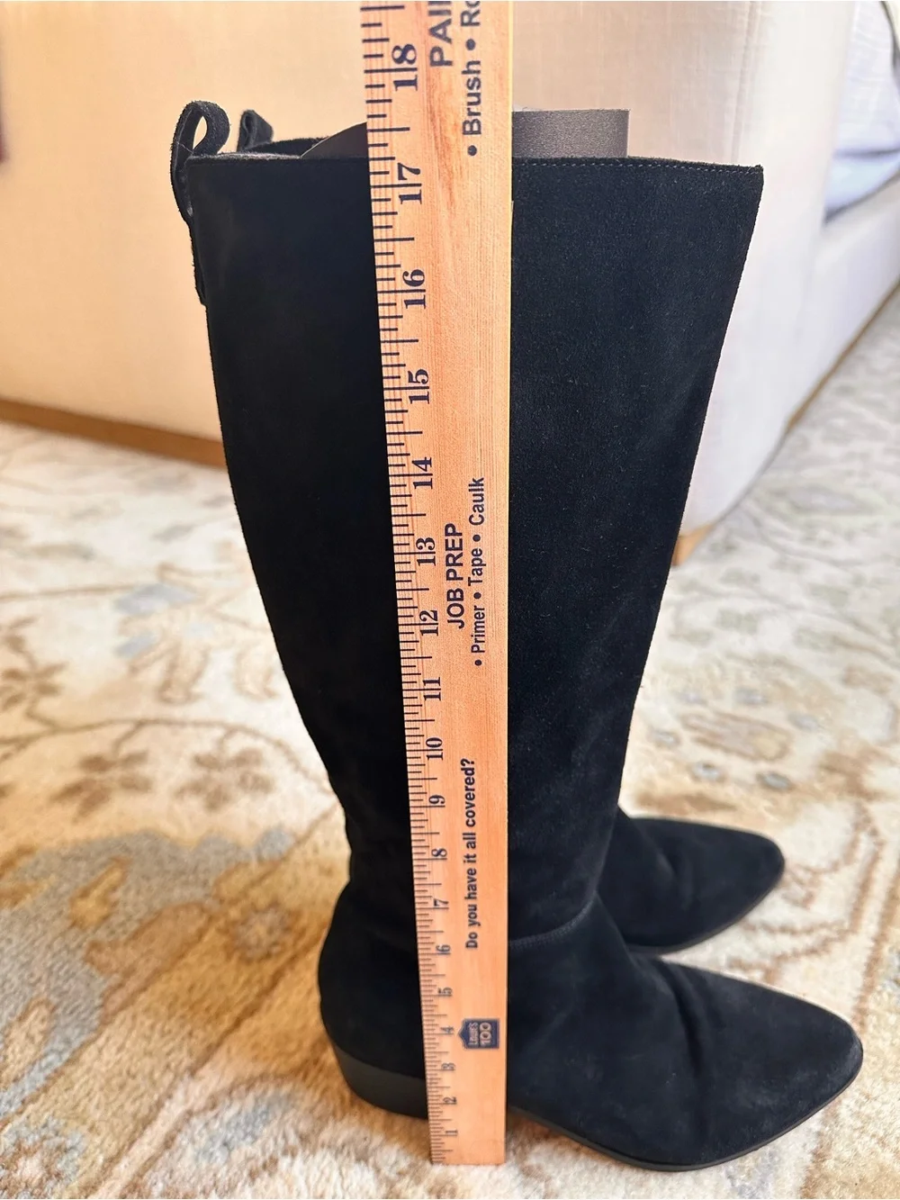 Bandolino Black Suede Boots Size 9